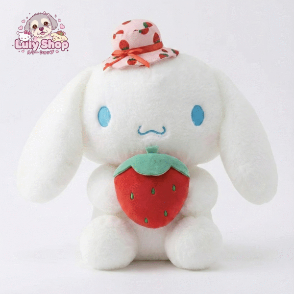 Boneco de Pelúcia Cinnamoroll Strawberry 25cm